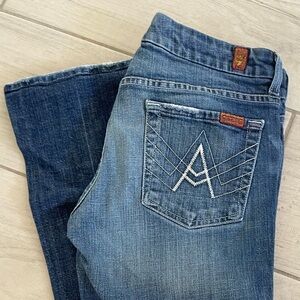 7 for all mankind jeans - bootcut jeans - 7s - trendy